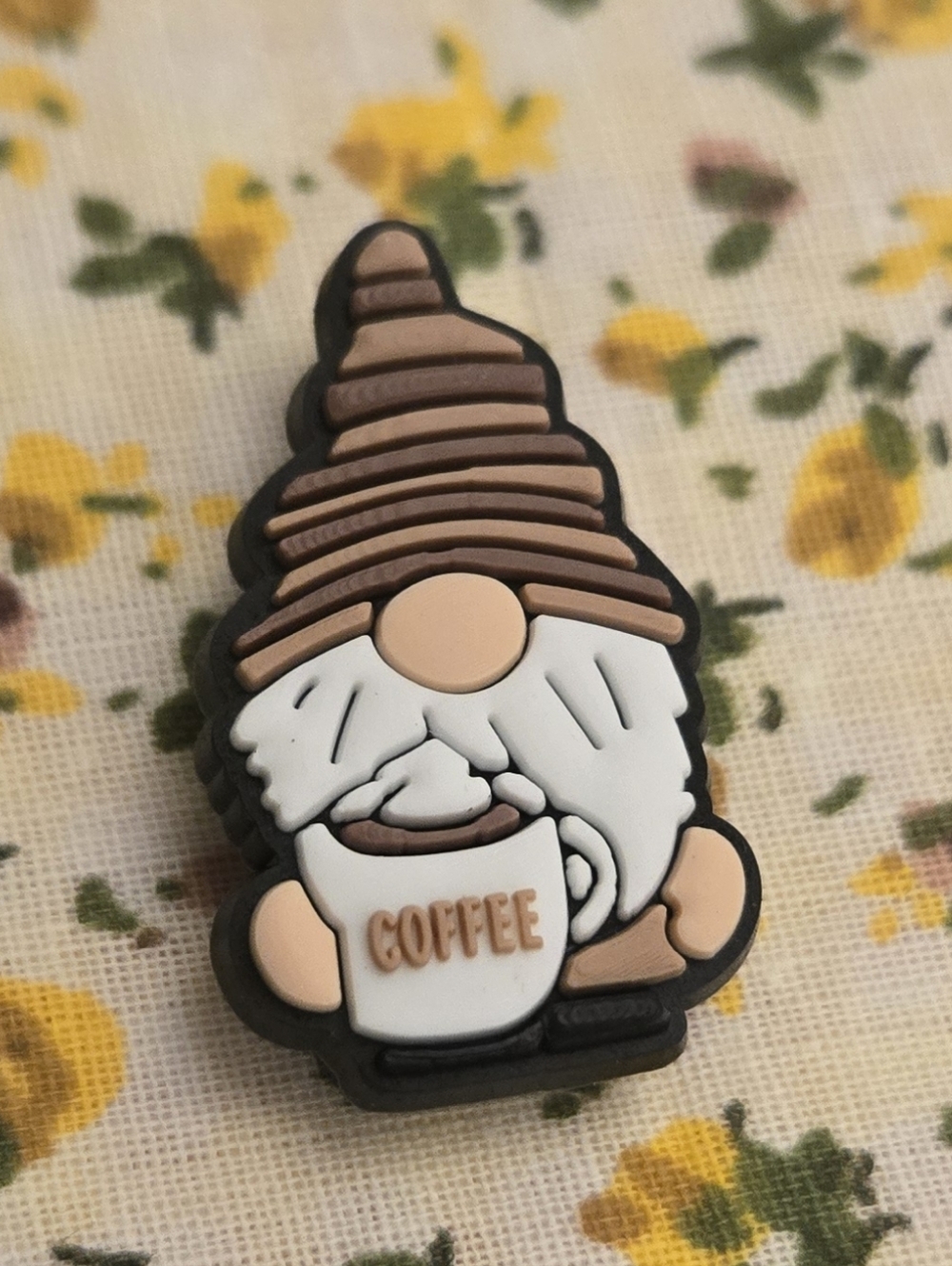 3/$10 Coffee Lover Gnome Croc Charm Jibbitz